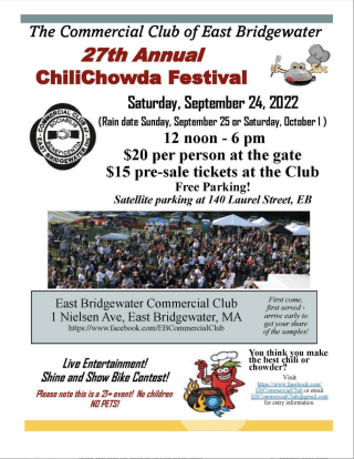 27th Annual ChiliChowda Festival