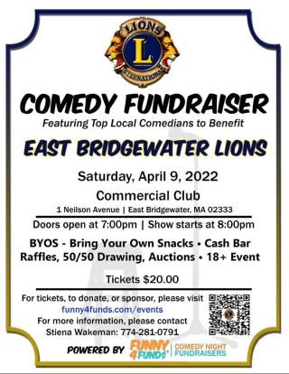 Lions Comedy Fundraiser