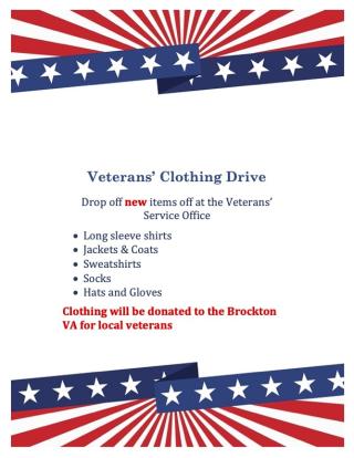 Veterans' Clothing Drive