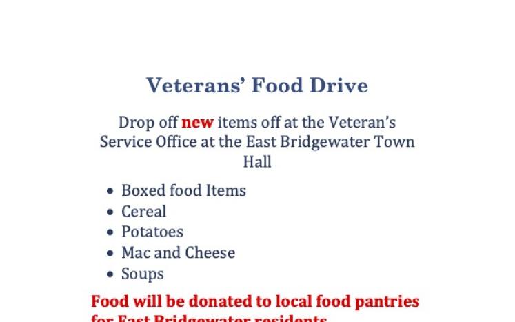 Veterans Food Drive